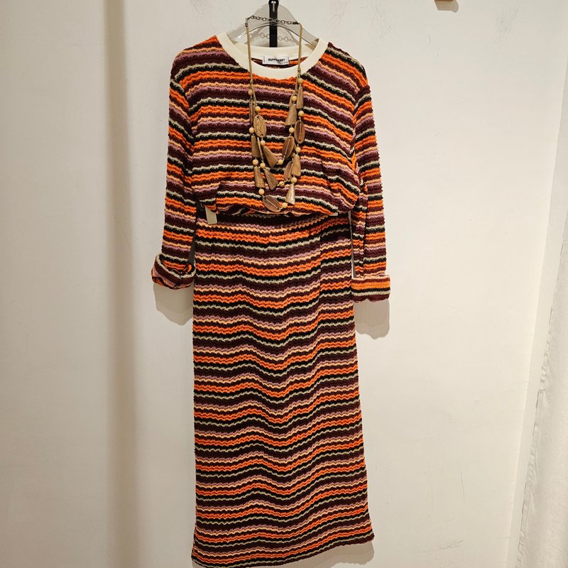 2025fw 彩色針織套裝 - 其他 - 其他材質 