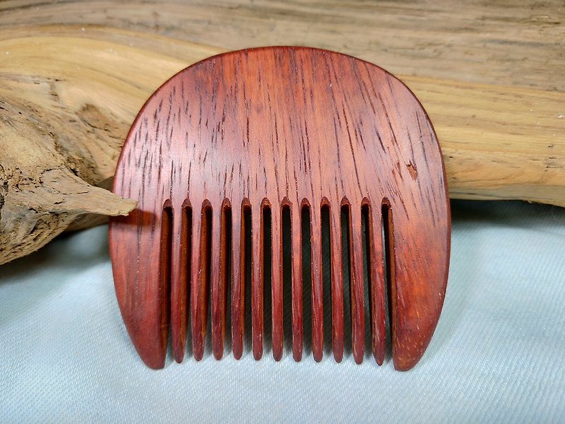 【Red Rosewood Sister Hair Comb A】 - Hair Accessories - Wood 