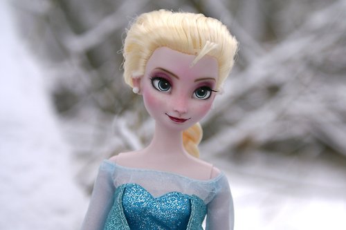 rolling-sonia OOAK Dolls OOAK Elsa Frozen 定制重繪藝術娃娃
