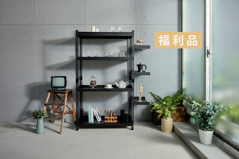 Refurbished/Made in Taiwan/Youmi/Furniture/Angle steel/Angle steel display display rack storage rack iron frame shelf - Other Furniture - Other Materials White
