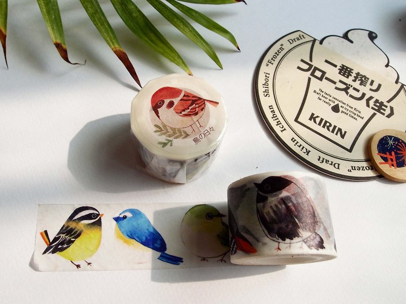 Bird daily paper tape - Washi Tape - Paper 