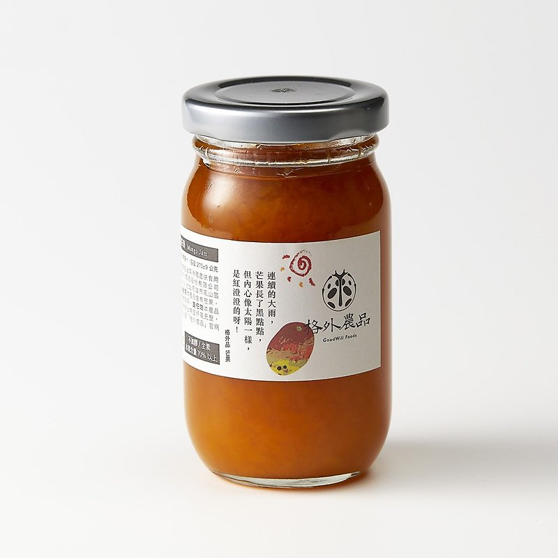 【格外農品】愛文芒果果茶醬Mango Jam - 果醬/抹醬 - 玻璃 