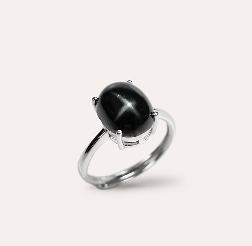 安的珠寶 AND Jewel AND 透輝石 黑色 橢圓 8*10mm 戒指 經典系列 Oval 天然寶石 珠寶