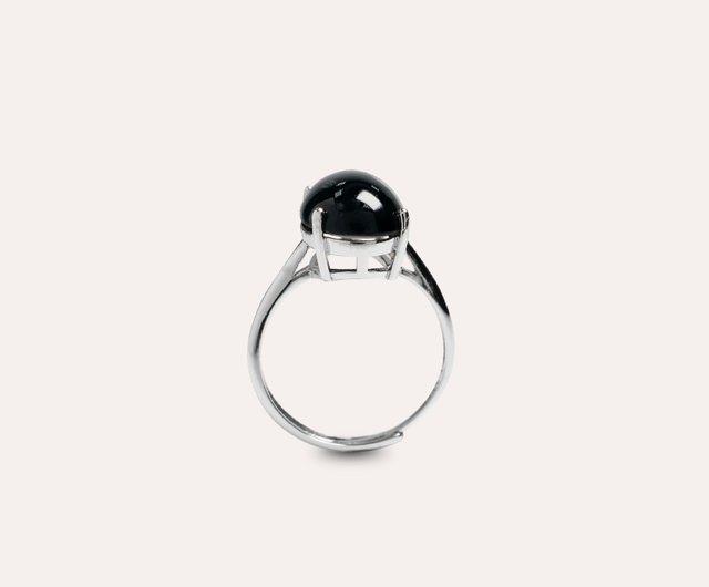 グランドセイコー セール ブラック ダイオプサイド オーバル クラシック リング 10*14mm アクセサリー
