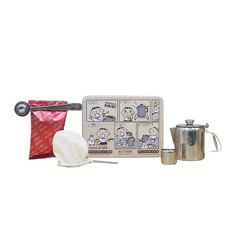 Minna no Tabo HKICH Series - DIY Set HK Breakfast Tea (Milk Tea Teabase) - ชา - อาหารสด หลากหลายสี