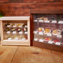ミニチュア喫茶店ショーケース - ショップ miniatureまろん 置物