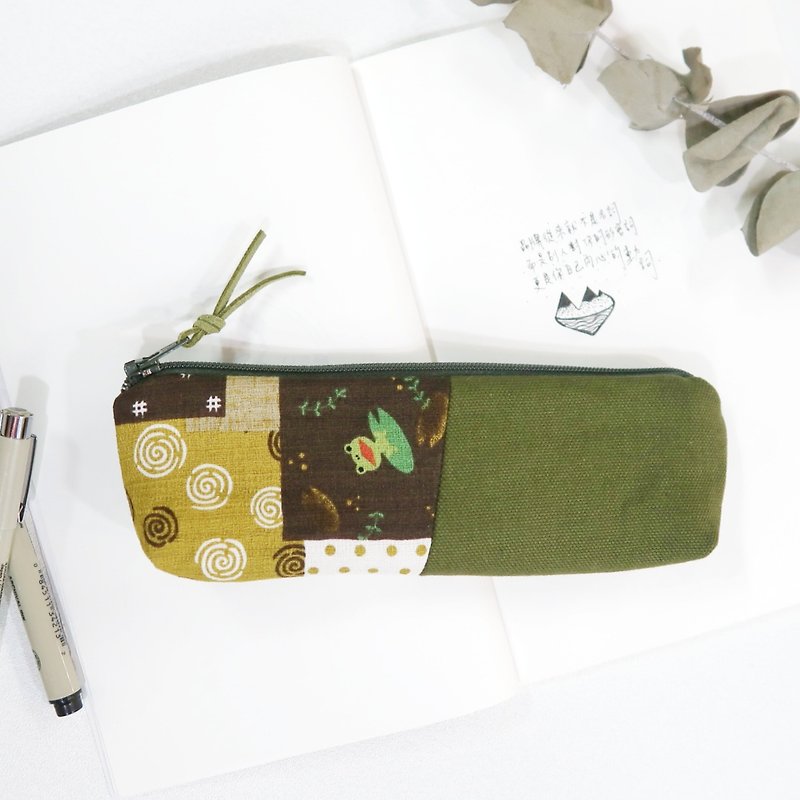 Little Fabric Pencil Cases rose - Pencil Cases - Cotton & Hemp Green
