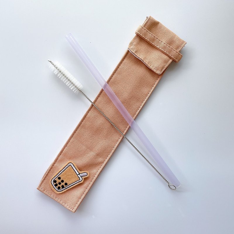[Meggie Straw x 21.5cm] Middle Straw Set (7 colors in total) - หลอดดูดน้ำ - วัสดุอื่นๆ หลากหลายสี