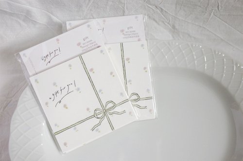 HJSSSTUDIO gift 方形便簽 8×8cm 30張