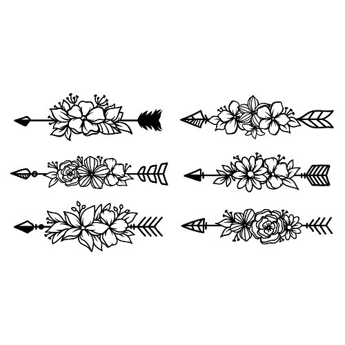 JustGreatPrintables Floral arrow svg, floral arrow clipart, floral arrow png, floral arrow clip art