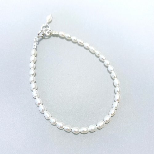 Ops手工飾品設計 Ops Pearl silver bracelet- 珍珠/純銀/六月誕生石/禮物/手鍊