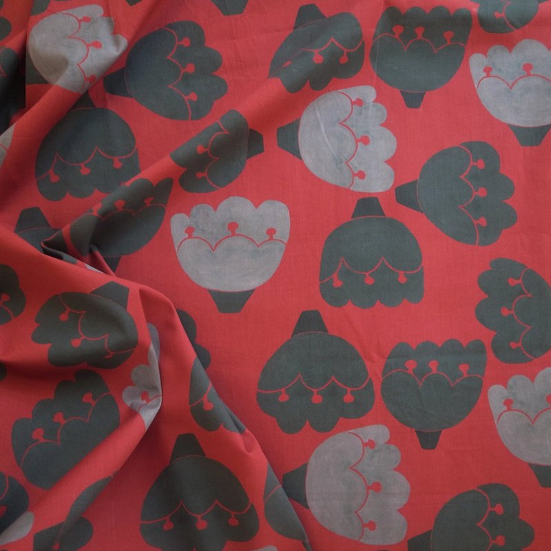 moshimoshi  TEXTILE |  Black Lady  | 薄平織棉布 - 編織/刺繡/羊毛氈/縫紉 - 棉．麻 