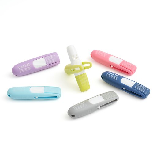 pastelcreative PASTEL BRAND POCKET INHALER Inhaler pastel brand, portable type, 1 piece (mixed colors)