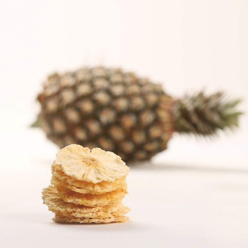 Top Dried Pineapple (Sugar-free) - ผลไม้อบแห้ง - อาหารสด สีส้ม