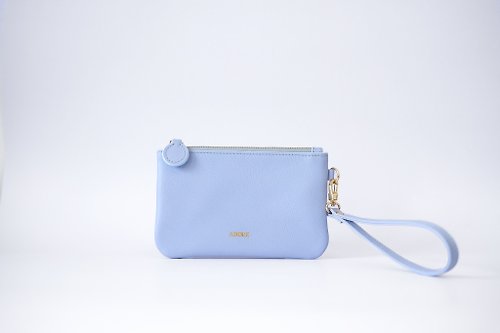 Adore Handmade leather Coin Purse / Small purse - Pastel Blue