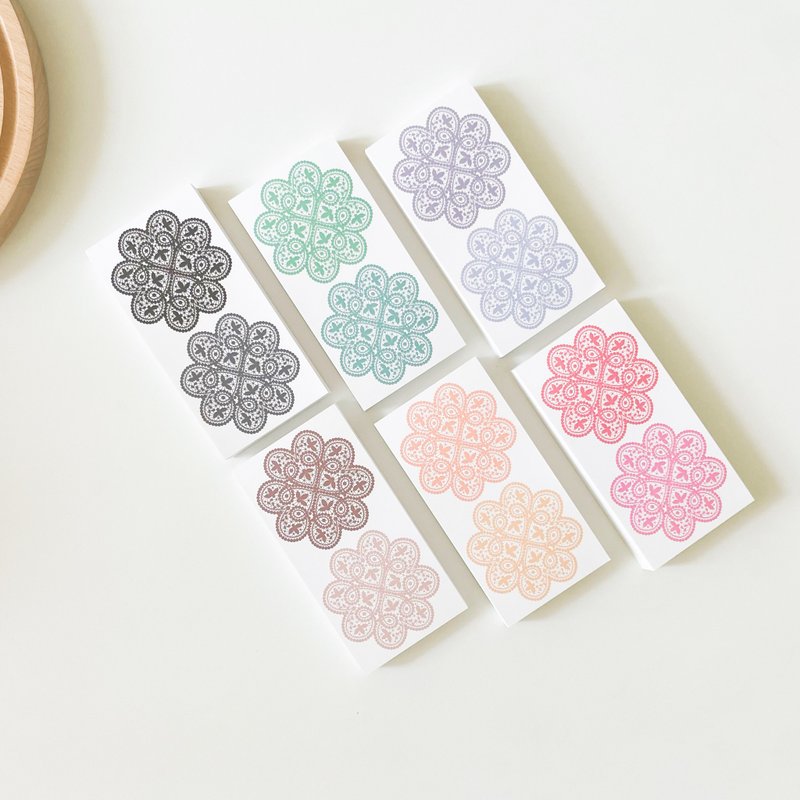 Kinite flower scrapbook sticky notes - 便條紙/便利貼 - 紙 