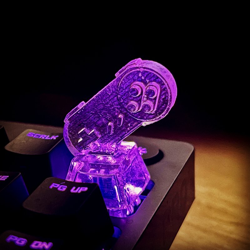 Keycap, game controller, Transparent, Clear, Gaming, Keyboard, cherry MX - Other - Plastic Transparent