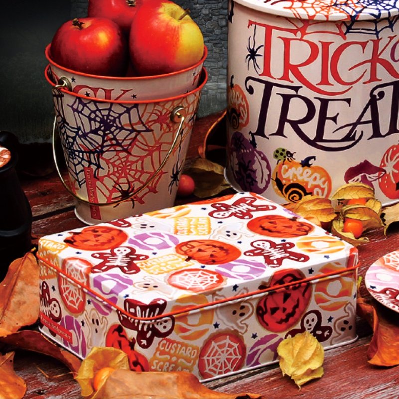 Halloween 萬聖大方糖果茶葉禮盒 - 零食/點心 - 其他材質 橘色