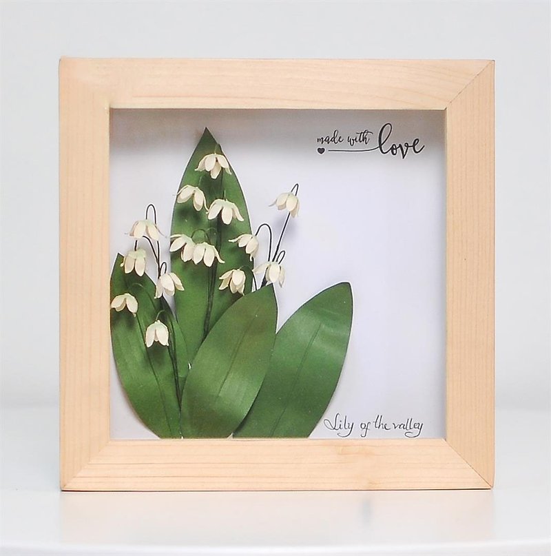SIMPLICY – Lily Of the Valley - Paper Flowers Art for Wall Decor, Home Decor - Wall Décor - Eco-Friendly Materials 