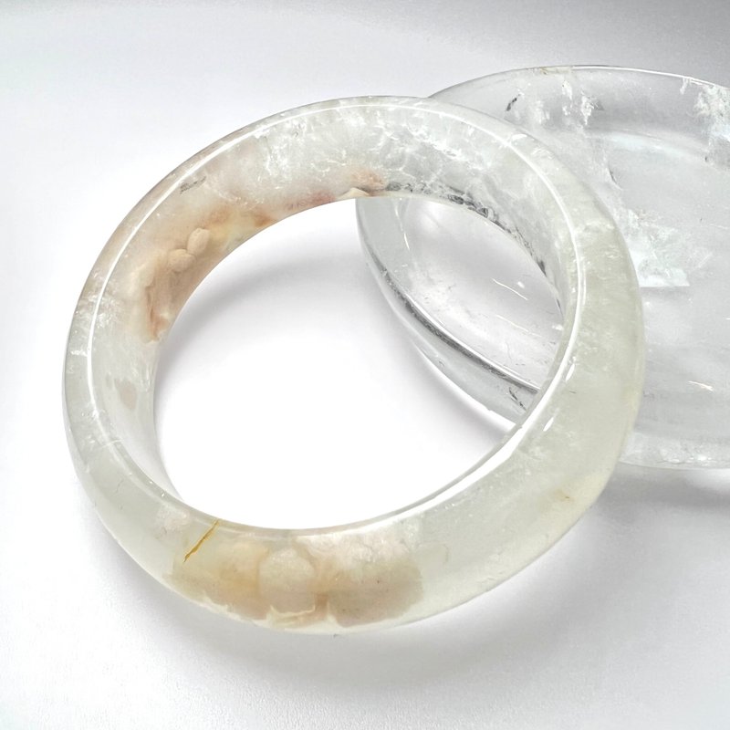 櫻花瑪瑙手鐲 | 水晶 | 水晶手鐲 - 手鍊/手環 - 水晶 白色