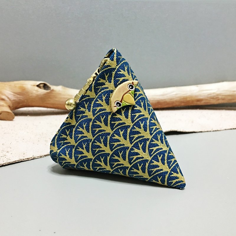 Parrot in the forest ∣ Cinnamon Sun Parakeet ‧ Mountain Horn Snack Pack - Wallets - Other Materials Blue