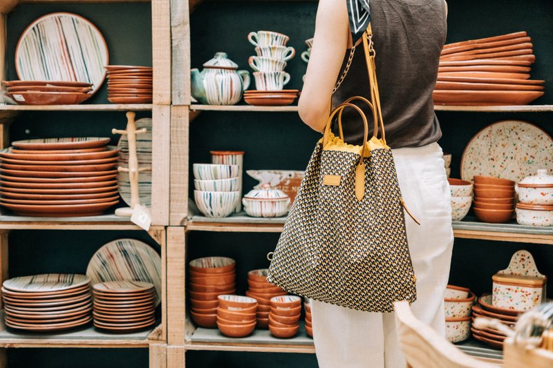 Viola Drawstring Backpack - Backpacks - Other Materials Brown