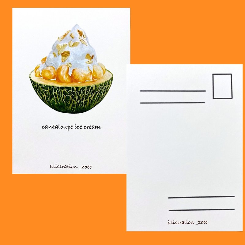 Food Visual Feast Postcard - การ์ด/โปสการ์ด - กระดาษ หลากหลายสี