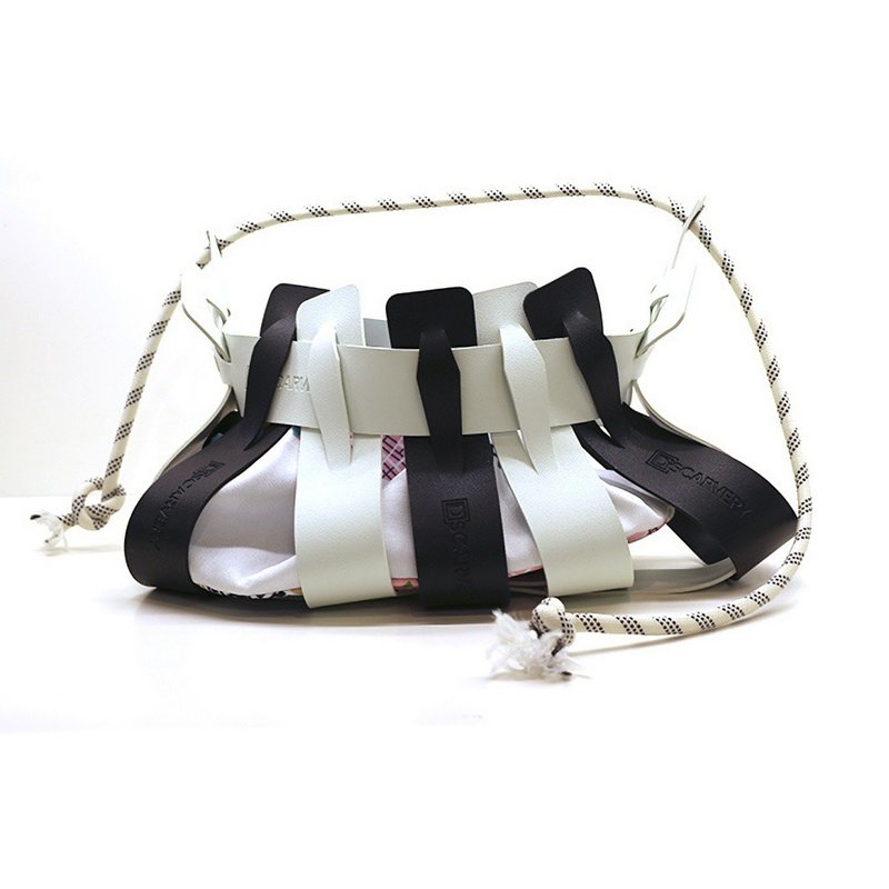 Basket Weave Wrap Bag - กระเป๋าถือ - ไนลอน หลากหลายสี