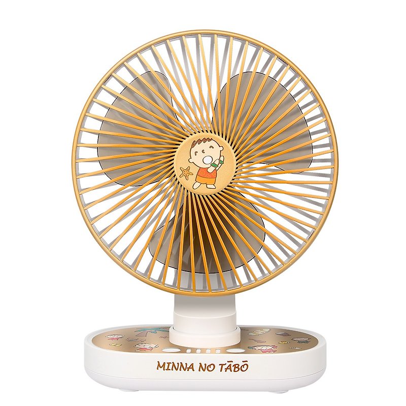 Desktop Cooling Fan - Minna No Tabo - Electric Fans - Plastic Orange