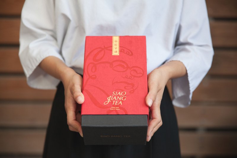 【小蔣茶鋪】山凝茶韻大禹嶺–150g 禮盒裝 - 茶葉/茶包/水果茶 - 新鮮食材 紅色