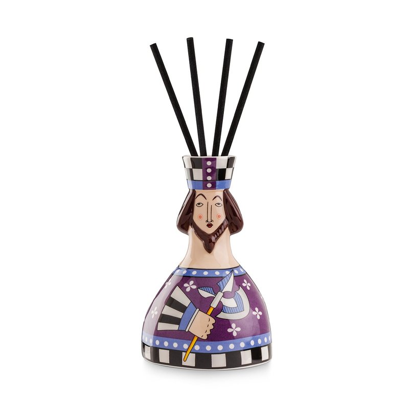 Italy EGAN- Doll Series Diffuser Bottle King of Sicily Purple 10X16CM - น้ำหอม - ดินเผา สีม่วง