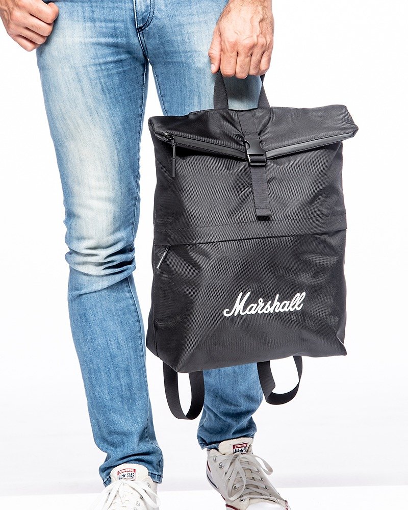 Marshall Seeker Backpack (Black Mono Logo/ Black White logo/ Green) - กระเป๋าเป้สะพายหลัง - วัสดุอื่นๆ 