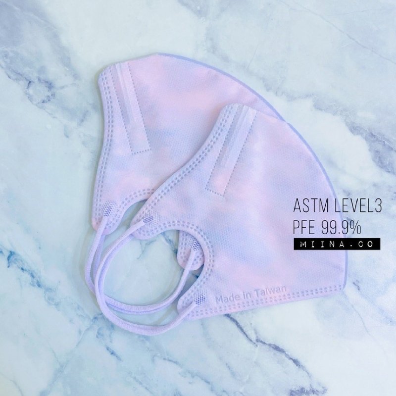 [Standard] JAPLINK MASK [D2 / N95] Three-dimensional mask - super dreamy - Face Masks - Polyester Purple