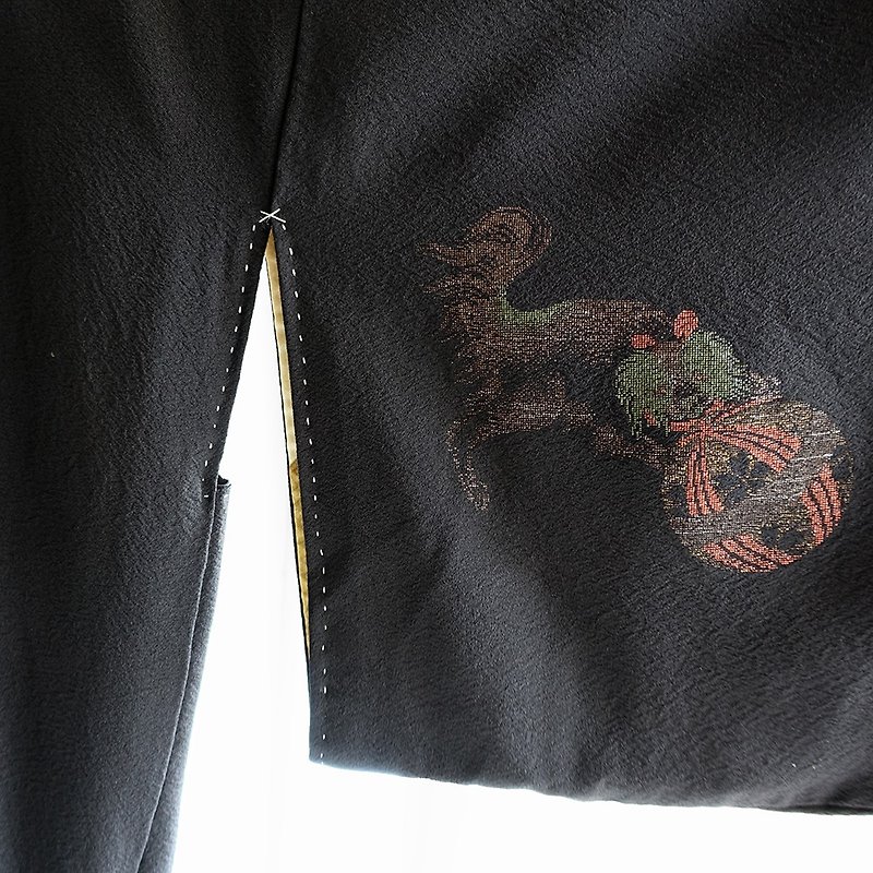 │Slowly │ Japanese antique - light kimono jacket N18 │ ancient. Vintage. Retro. - เสื้อแจ็คเก็ต - วัสดุอื่นๆ หลากหลายสี