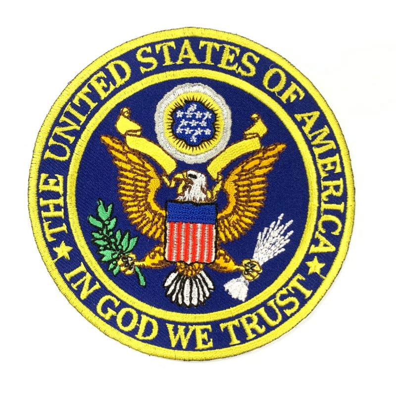 美國國徽 美國官方大紋章 徽章 肩章 識別章 Great Seal of the U - 徽章/別針 - 繡線 多色