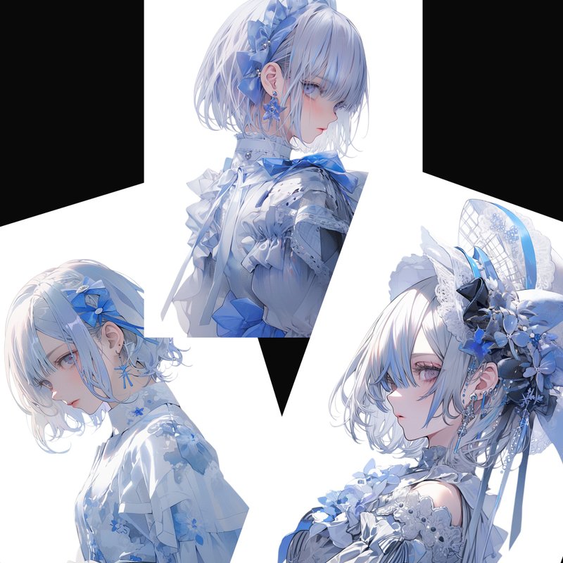 03-052 コラージュステッカー - 貼紙 - 紙 