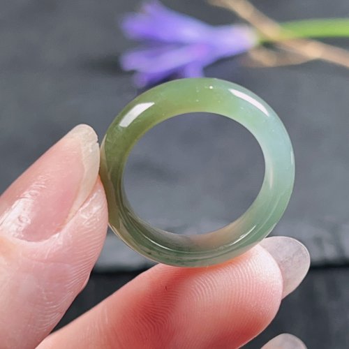 瓔珞珠寶盒 E.L.Jewelry Box 【求‧緣】冰種黃加綠翡翠戒指戒圈 | 國際12圍 | 天然翡翠A貨