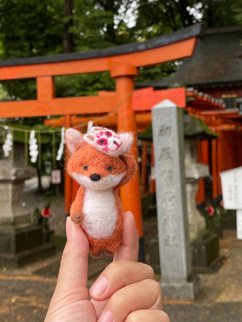 Fushimi Inari Fox Handmade Wool Felt Course - Knitting / Felted Wool / Cloth - Wool 