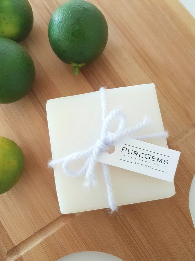 PUREGEMS。 馬上洗 (2入) 100%棕櫚核仁油家事皂 -不擔心化學洗劑 - 肥皂/手工皂 - 其他材質 白色