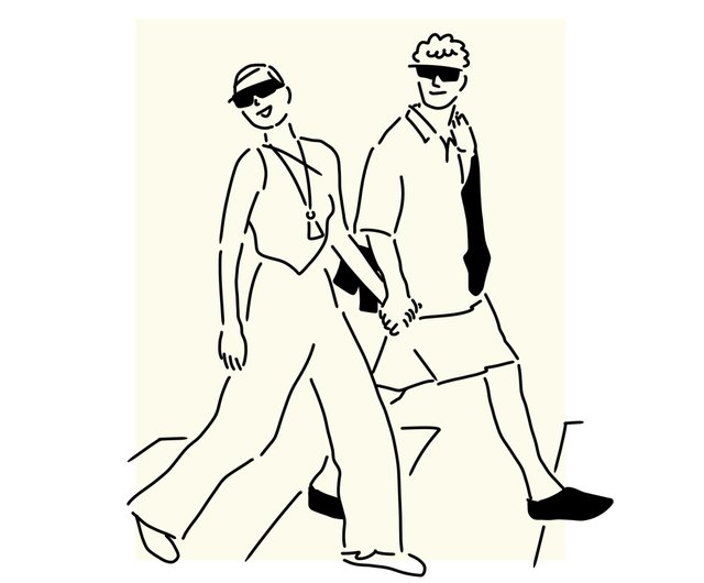 貴方、又はカップルの肖像画を描きます！ 似顔絵 オーダー カップル かわいい イラスト 誕生日 交際記念