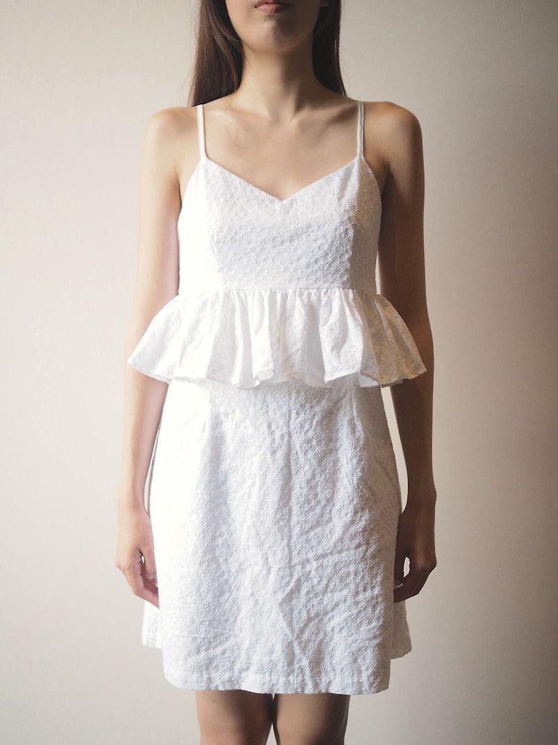 Sonia Mini Dress - One Piece Dresses - Cotton & Hemp White