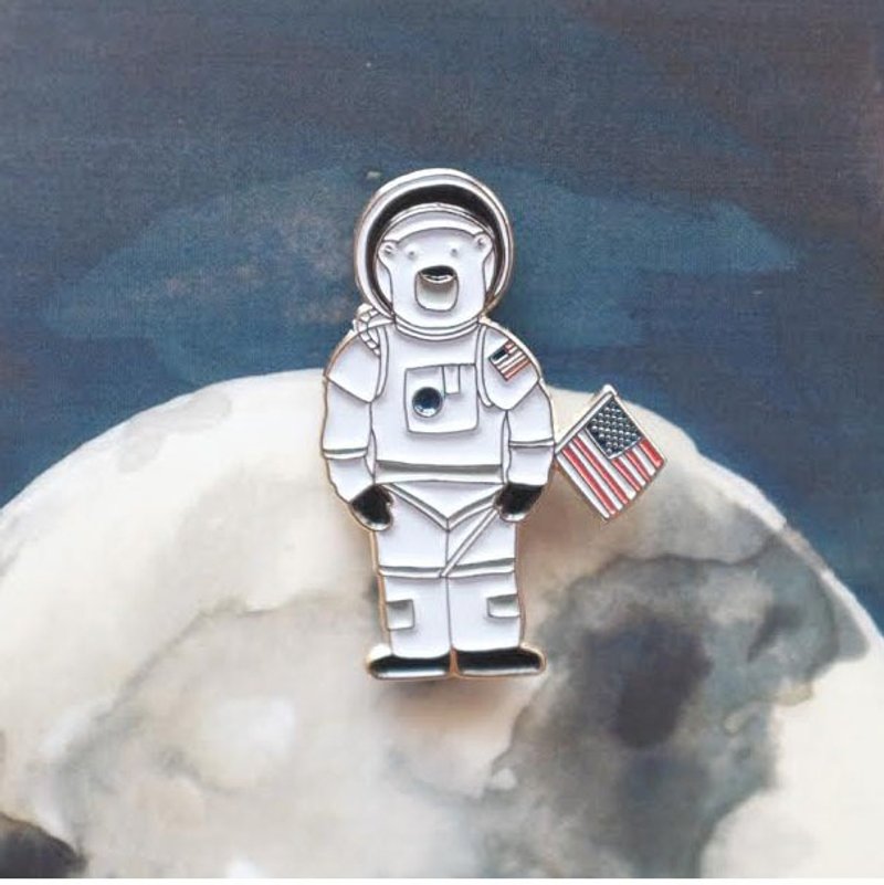 Polar Bear Pin - 其他 - 其他金屬 白色