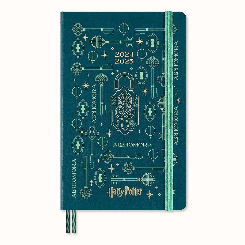 MOLESKINE 2024-25 Lipot Limited Weekly Diary 18M Lock Spell L Shape - Notebooks & Journals - Paper Green