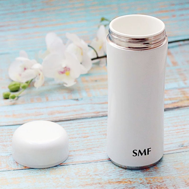 SMF ボーンチャイナ サーモスカップ 350ml (マッシュルームタイプ) 無料専用キャリングバッグ - 保温・保冷ボトル - 磁器 