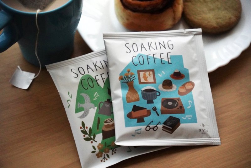 [Free Shipping Set] Immersion Coffee Pack All-you-can-drink Set [Pack of 20] Holiday Recipe Triangle Points and Air Raid Shelters - กาแฟ - อาหารสด สีนำ้ตาล