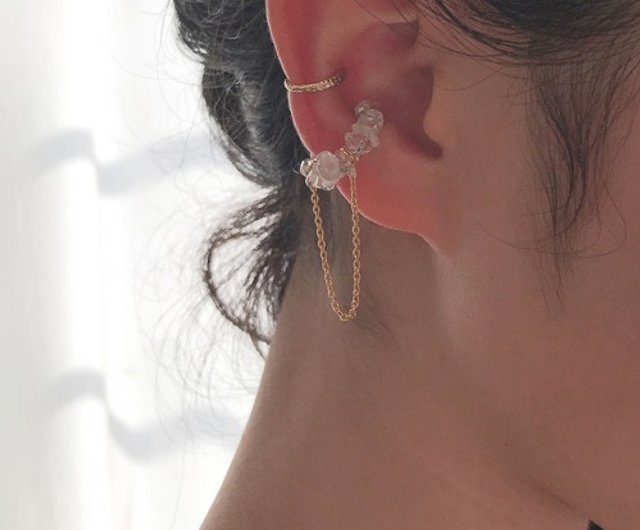 Transparent 2025 ear chain