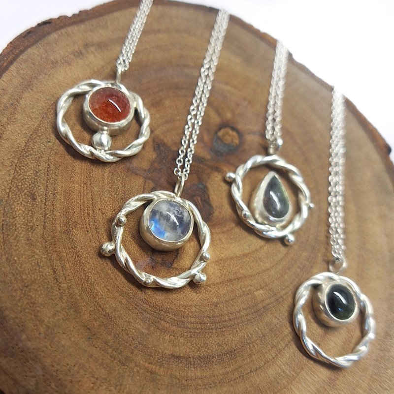 Shiqing Metalworking | Yuanjing Series - Sterling Silver Necklace | - สร้อยคอ - เงินแท้ สีเงิน