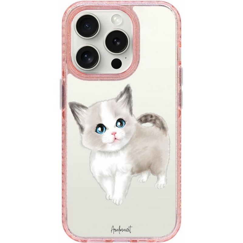 Ariel Watercolor Ragdoll Kitten iPhone Samsung Golden/Mirror Case/Hybrid Plus - Phone Cases - Plastic Multicolor