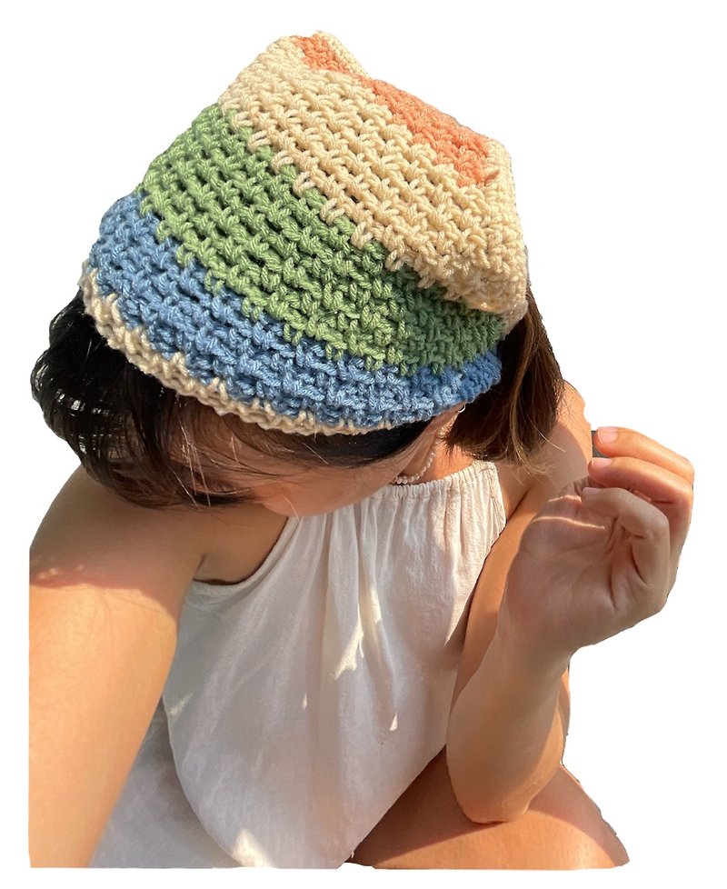 Kerchief crochet - 髮帶/髮箍 - 聚酯纖維 多色