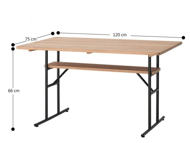客餐廳桌 餐桌 客廰桌 LD-1200 - 餐桌/書桌 - 其他金屬 卡其色